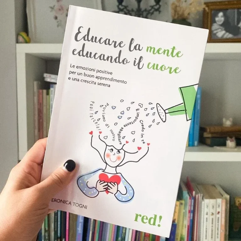 Copertina del libro 'Educare la mente educando il cuore' di Veronica Togni, che tratta delle emozioni nei bambini e del loro ruolo nell'apprendimento